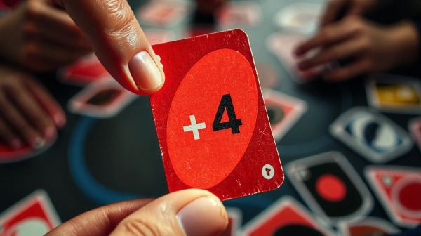 Stratégies gagnantes avec la carte +4 au Uno
